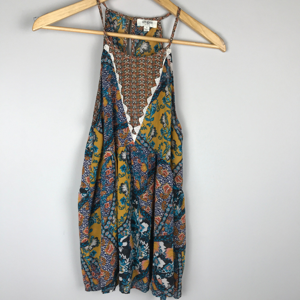🌴 Umgee Sz S  Printed Tank top